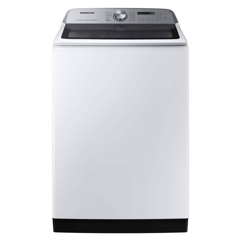 5.4 cu.ft. Extra-Large Capacity Smart Top Load Washer with ActiveWave Agitator and Super Speed Wash in White