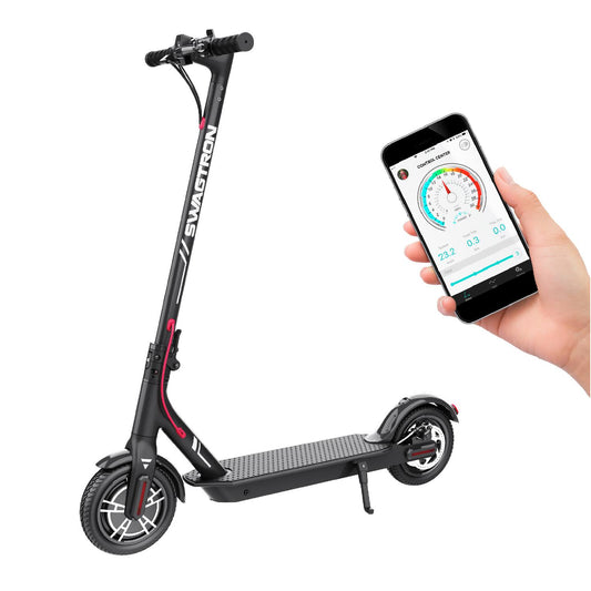 Swagtron Swagger 5 Boost Electric Scooter, Black