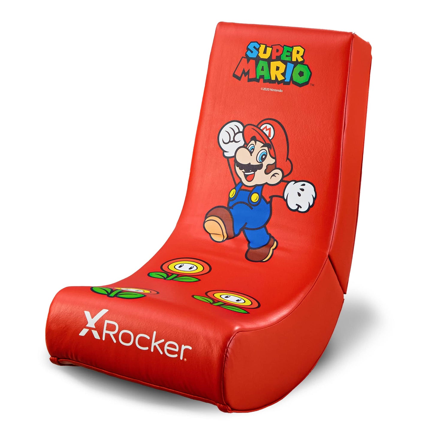 x Rocker Super Mario Pose Video Rocker, Luigi - Green/Blue