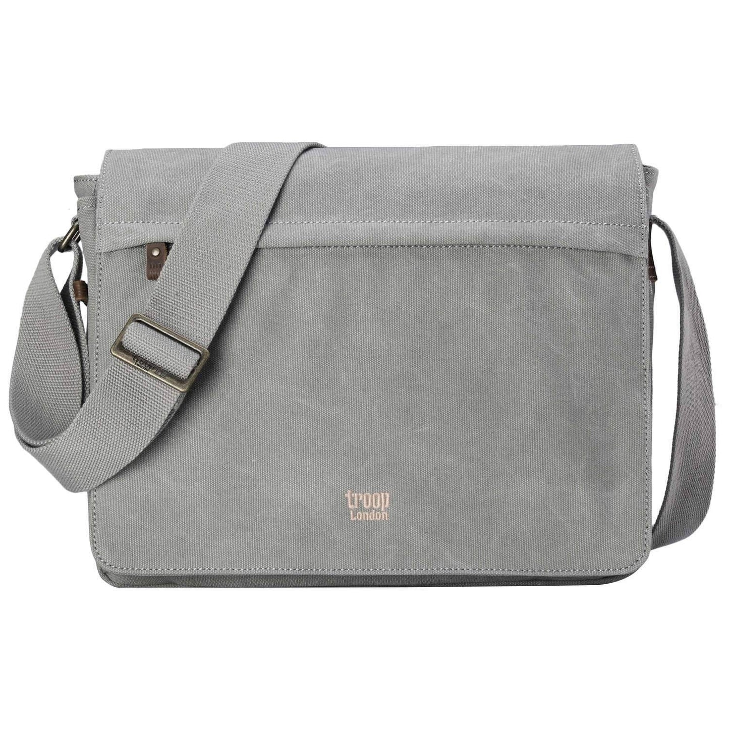 (Blue) TRP0240 Troop London Classic Canvas Laptop Messenger Bag