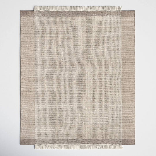 Tina Wool Beige Area Rug Joss & Main Rug Size: Rectangle 8 x 10