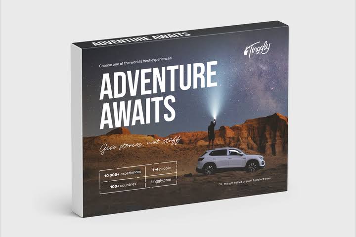 Adventure Awaits - Experience Gift Card by Tinggly