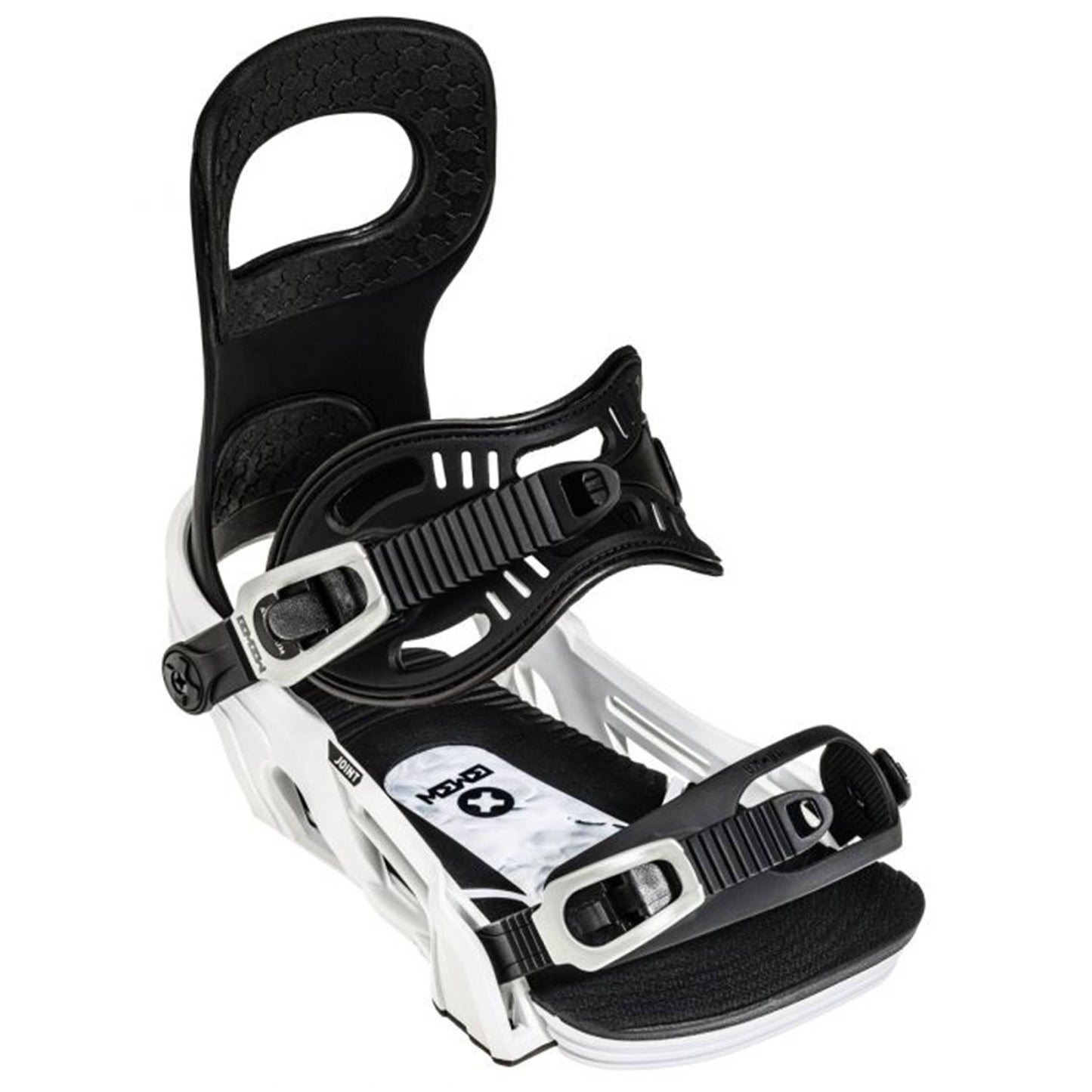 Bent Metal Joint Snowboard Bindings, White / L