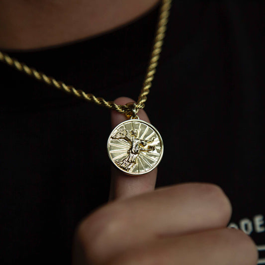 The GLD Shop Nike Crowning Coin Pendant