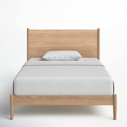 Antigua Solid Wood Bed AllModern Size: King, Color: Natural