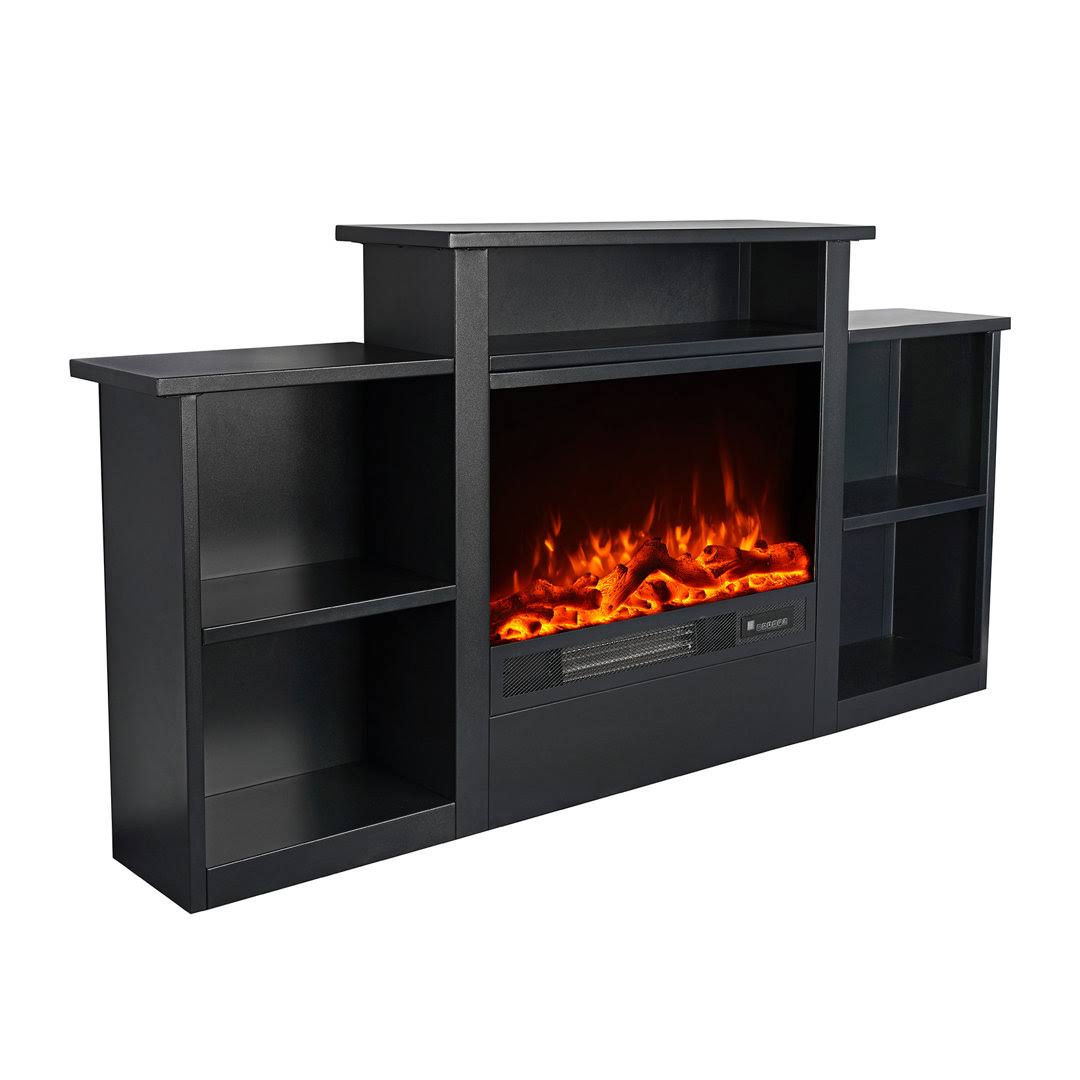 Zandria 57 W Electric Fireplace Ebern Designs Finish