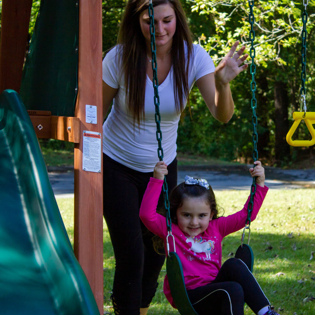 Basic Swing Set with Slide