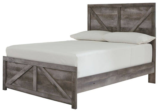 Ashley Wynnlow Gray Full Panel Bed