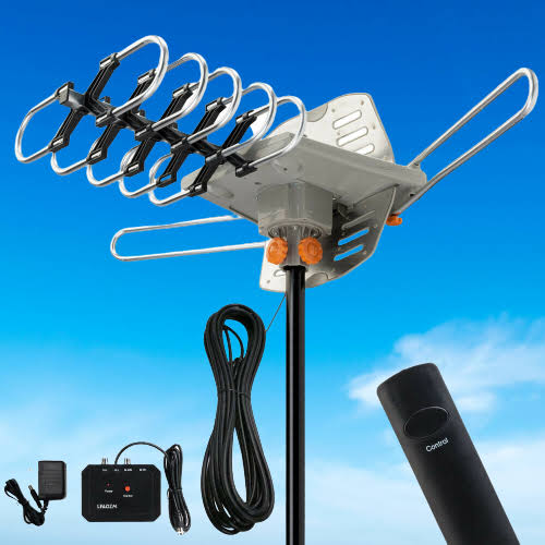 990 Mile Outdoor HD TV Antenna UHF VHF 4k at Until Times Up