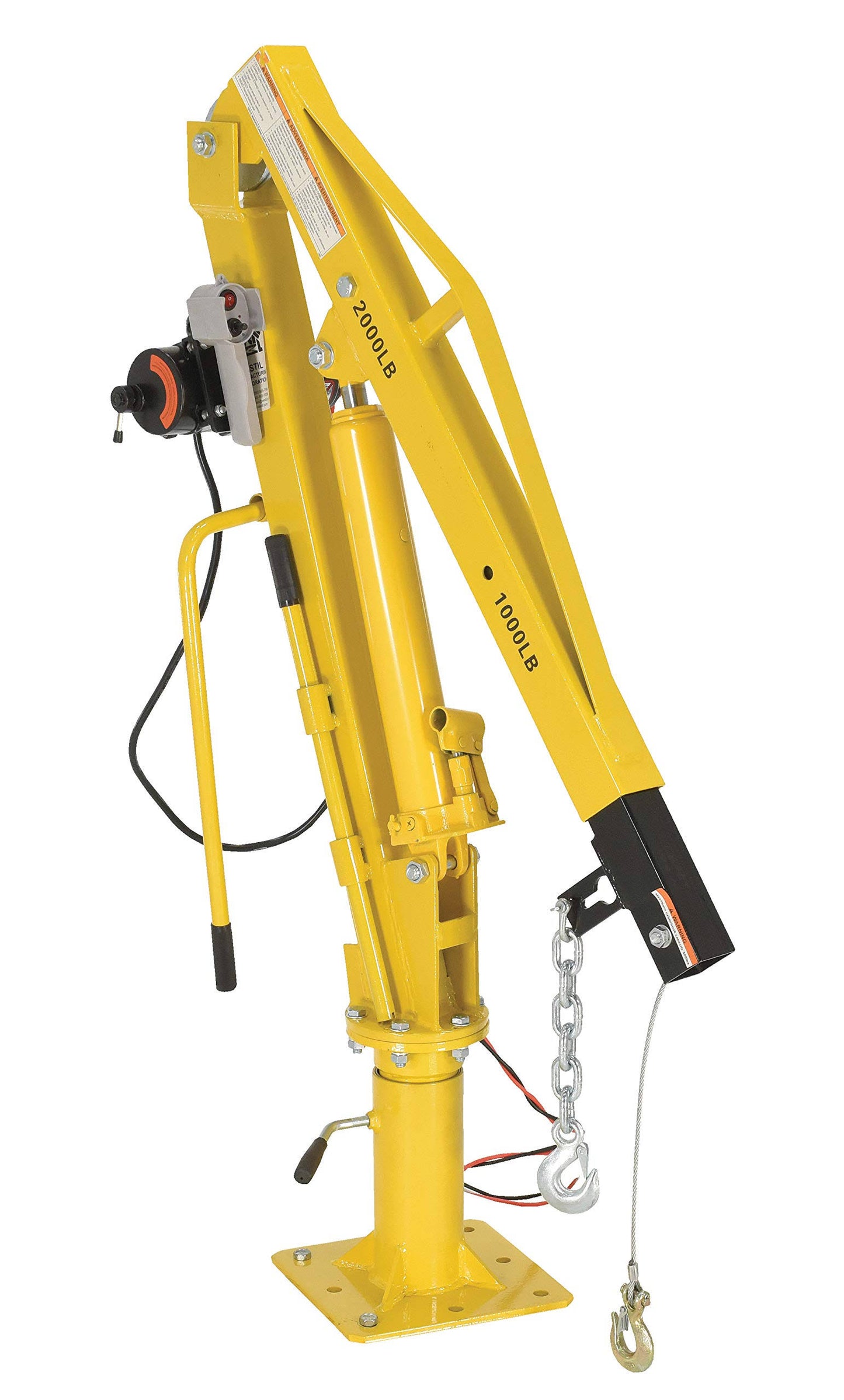 Vestil WTJ-4-DC Winch Operated Truck Jib Crane - DC