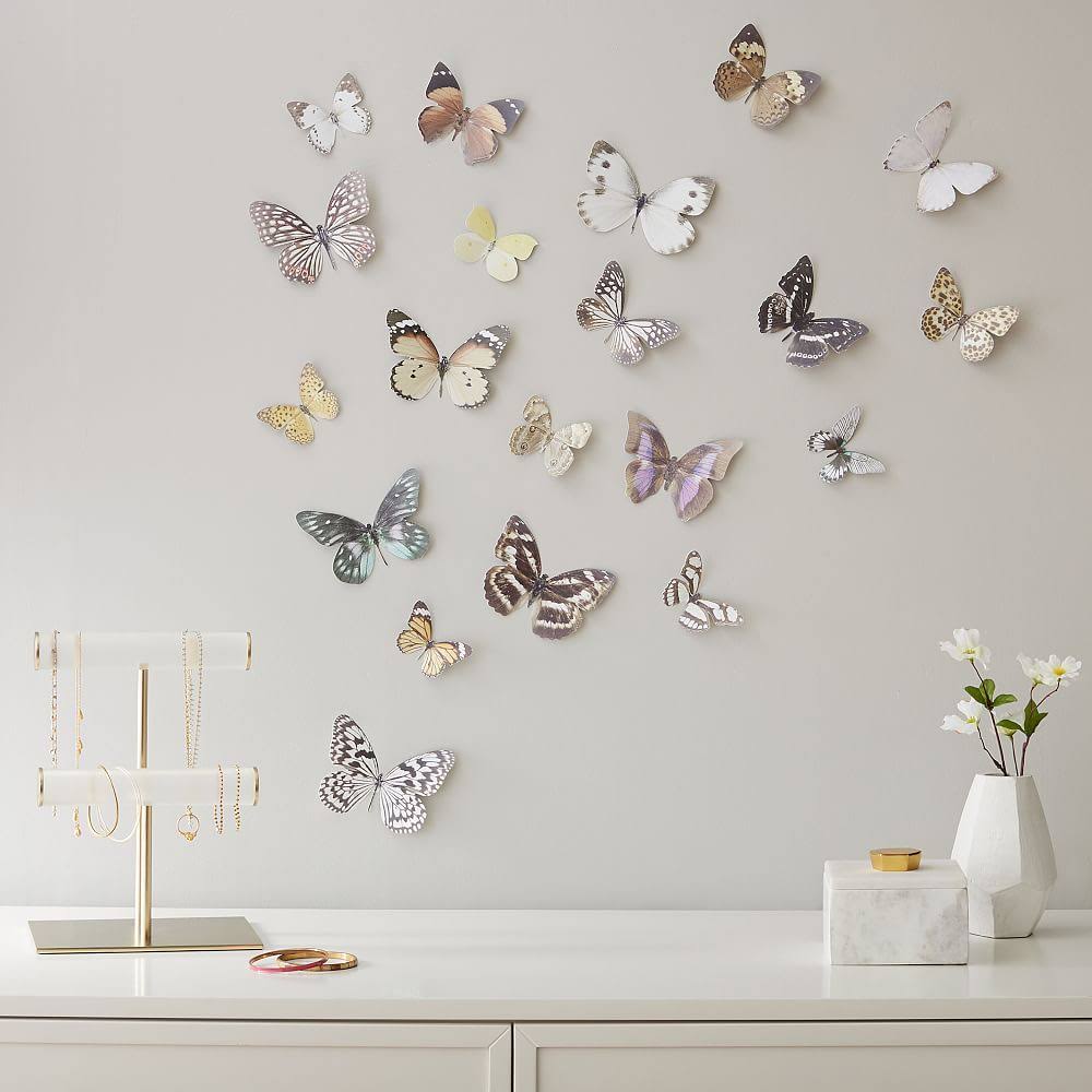 3D Butterflies Set of 20