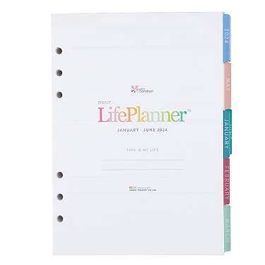 A5 Daily Planning Ring Agenda Inserts by Erin Condren