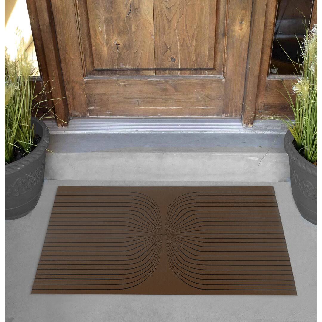 Zubair Non-Slip Outdoor Door Mat Ivy Bronx