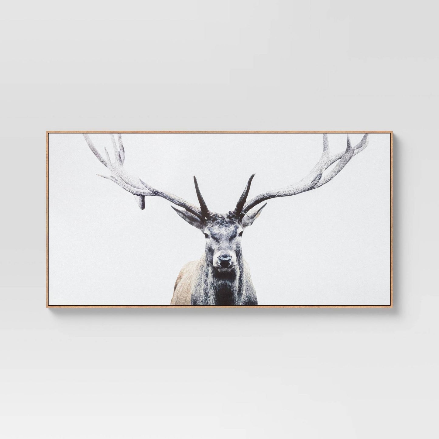 Threshold 47 x 24 Deer Framed Wall Canvas