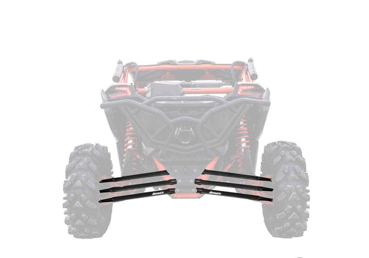 Can-Am Maverick X3 Boxed Radius Arms - Complete Kit in Red | SuperATV