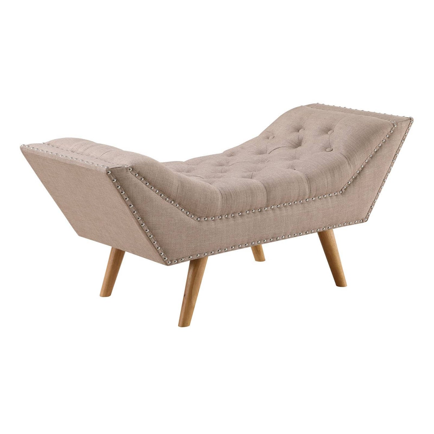 Boraam Jaime Button Tufted Bench - Gray