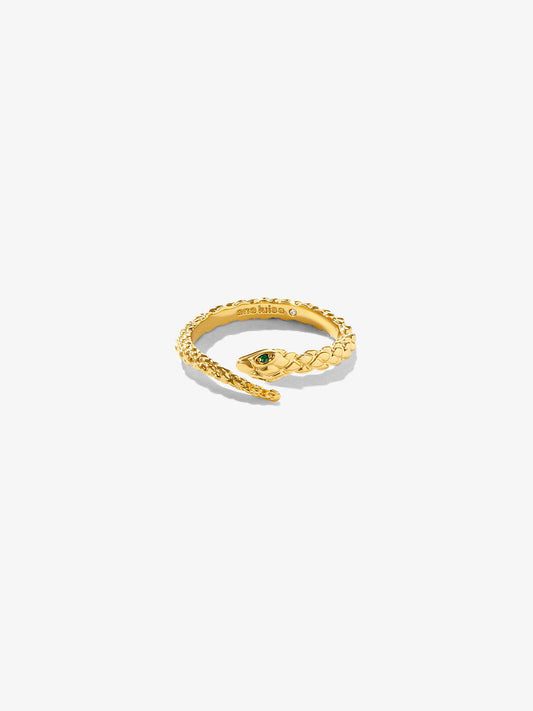 Ana Luisa 14K Gold Snake Ring