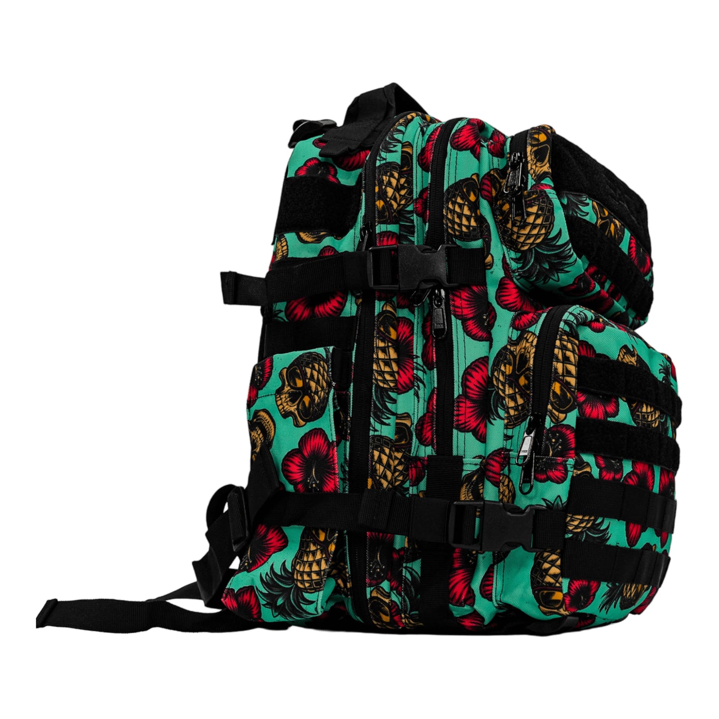 25-Liter Sack All-Day Backpack | Teal Pineapple Express | Combat Iron Apparel