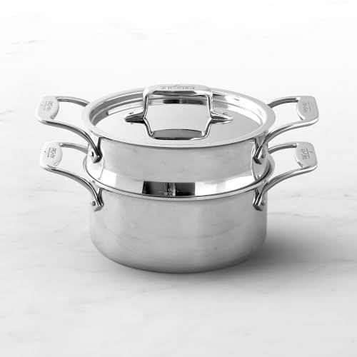 All-Clad D5 Stainless-Steel Steamer Set