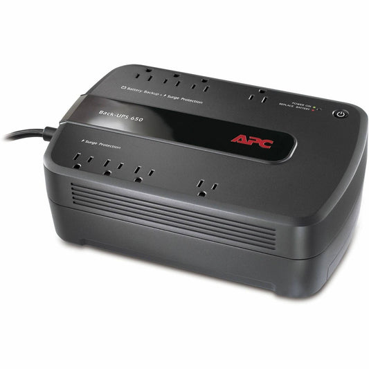 APC Back-UPS 650VA Ups Battery Backup Surge Protector (BE650G) BE650G1