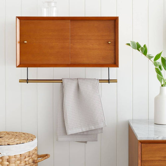 West Elm Mid-Century Bathroom Storage Cabinet