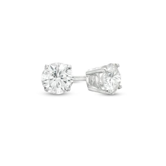 Zales 1/2 CT. T.w. Diamond Solitaire Stud Earrings in 10K