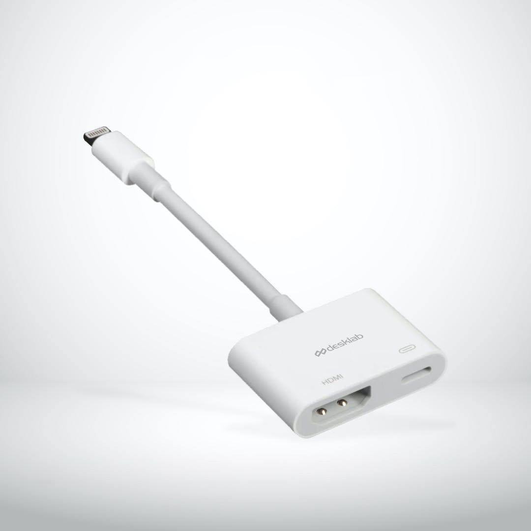 Apple MFi Certified iPhone / iPad Lightning to HDMI Adapter [REQUIRED for iPhone / iPad output]