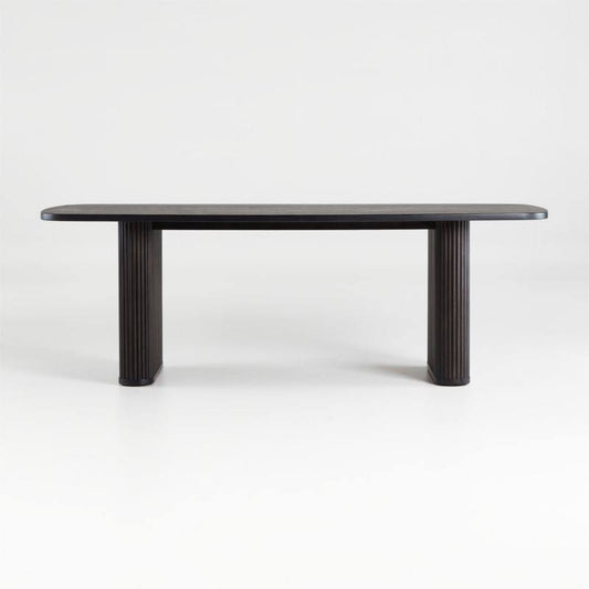 Walton Ribbed Leg Dining Table | Crate & Barrel