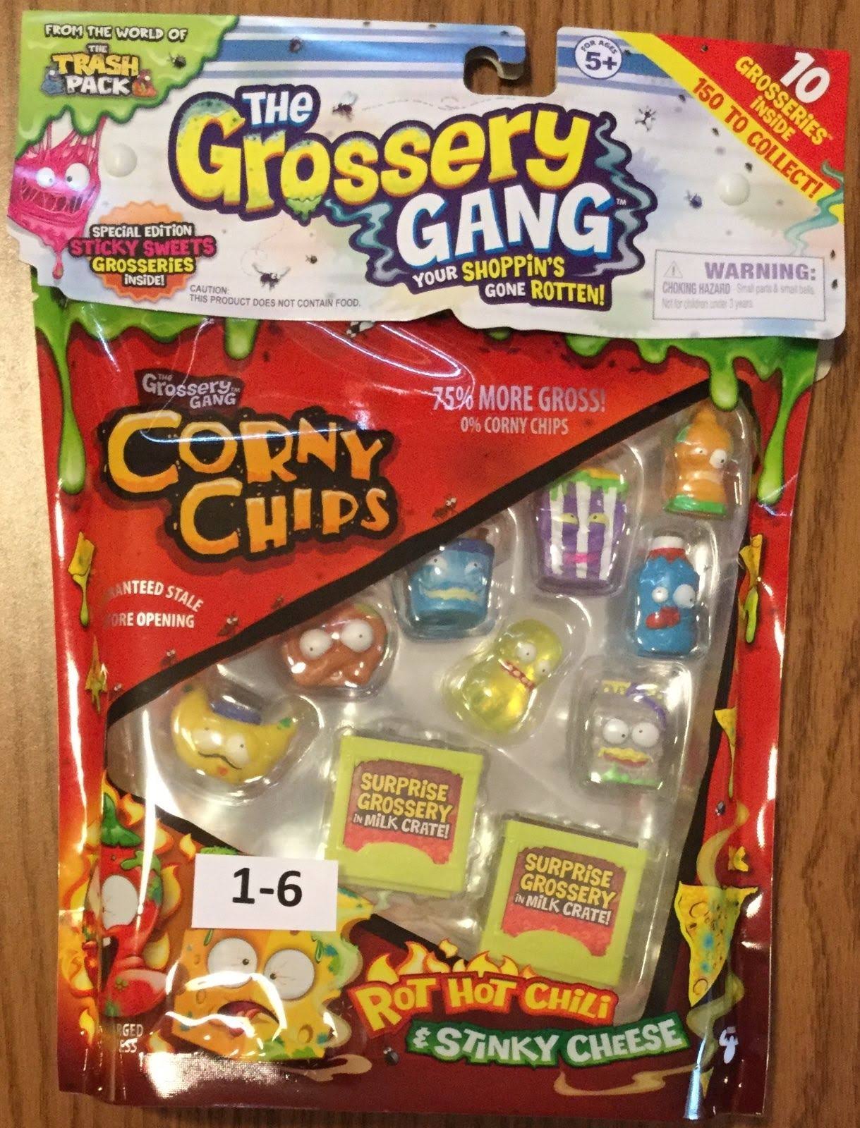 The Grossery Gang Corny Chips Season 1 Action Figures