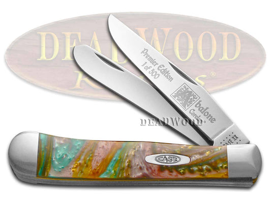 Case Cutlery 9254AB Abalone Corelon Trapper