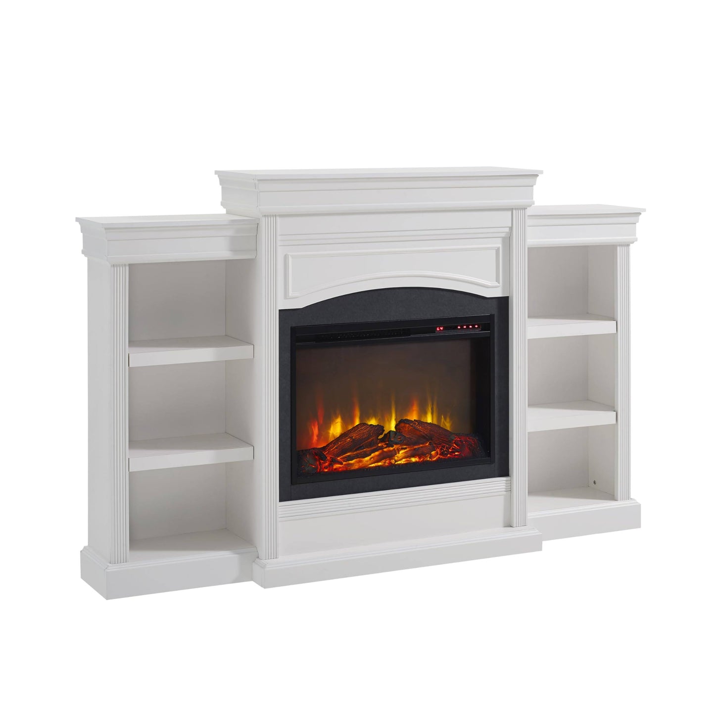 Ameriwood Home Lamont Mantel Fireplace - White