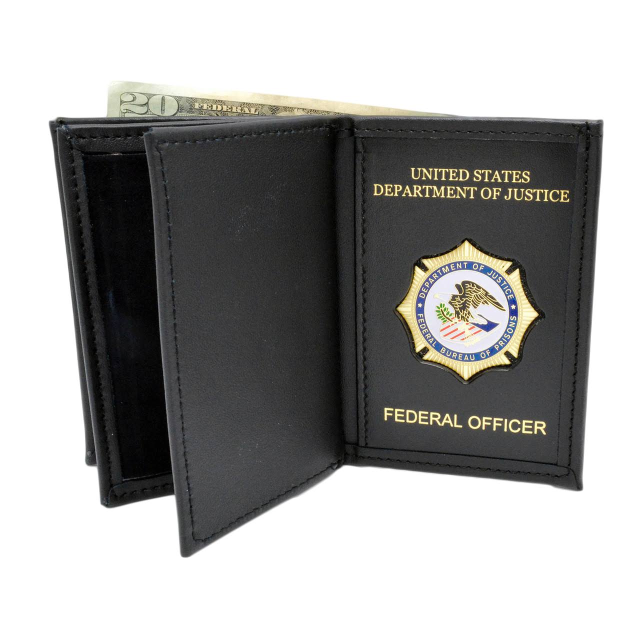 Bureau of Prisons Double ID Wallet