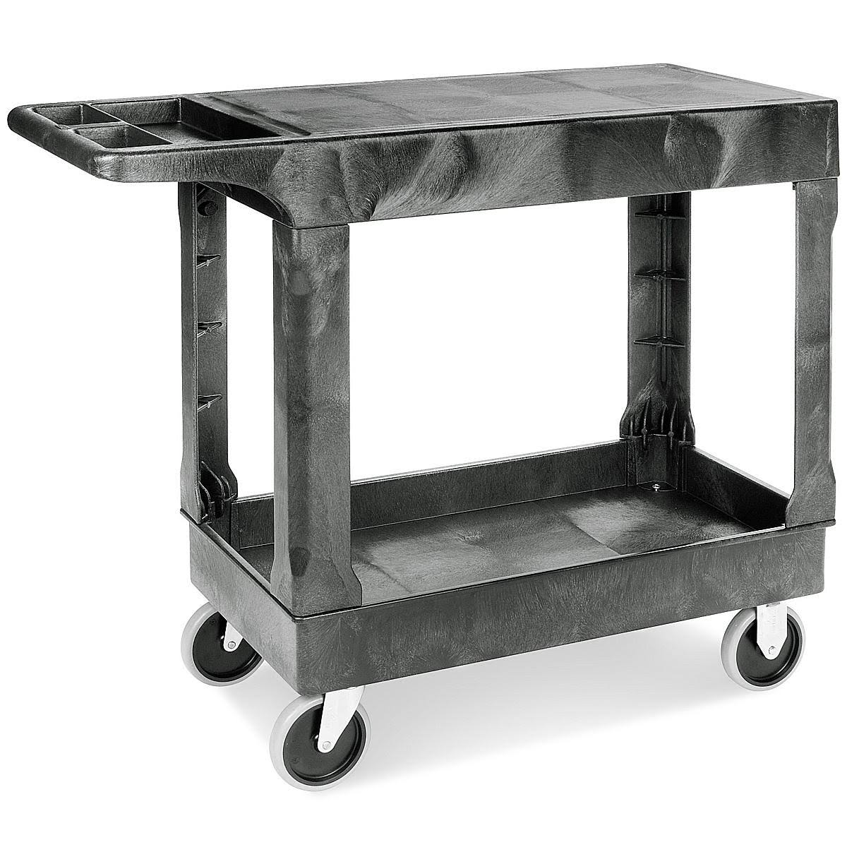 Uline Flat Shelf Utility Cart 38 x 17 x 33