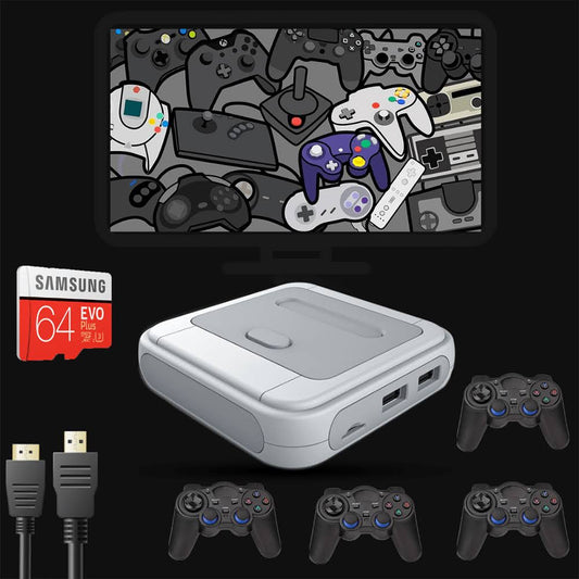 All In One Emulator Console Android TV Box 100.000+ Games - Retro Gaming House, 4 Players (Save 20%)