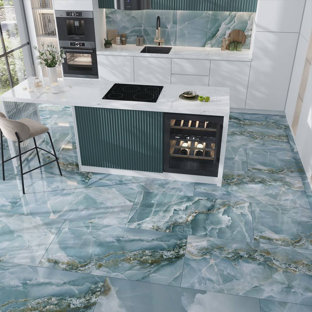 Apollo Tile Splendor Blue 24 in. x 48 in. Lappato Porcelain Rectangular Wall and Floor Tile (15.5 Sq. ft./Case) (2-Pack)