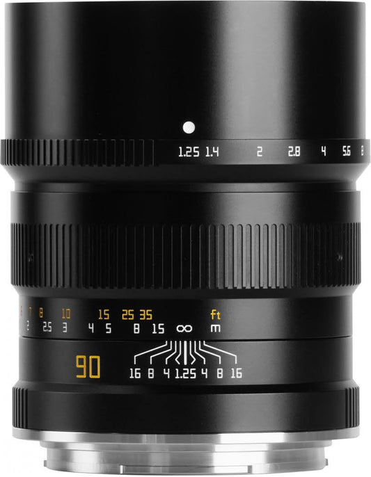 TTArtisan 90mm f/1.25 Lens for Hasselblad X1D, Black