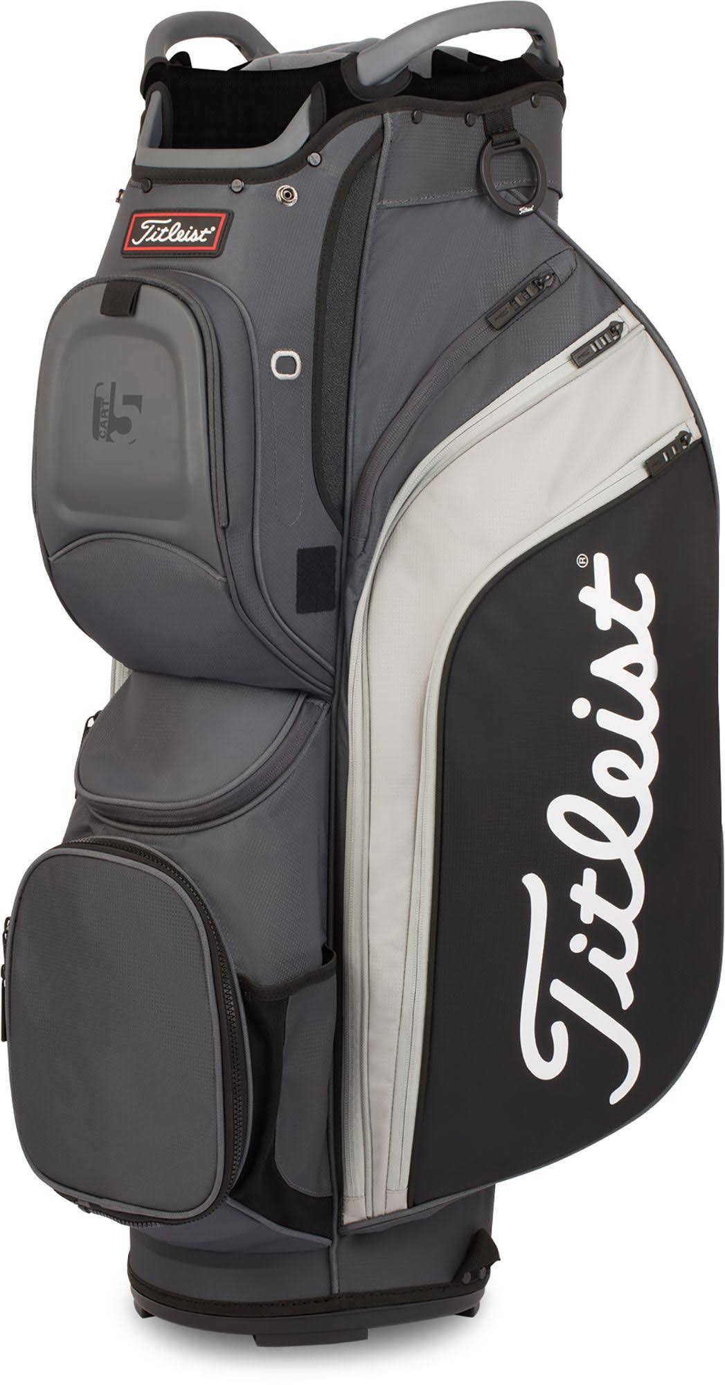 Titleist Cart 15 Cart Bag (Black Red)