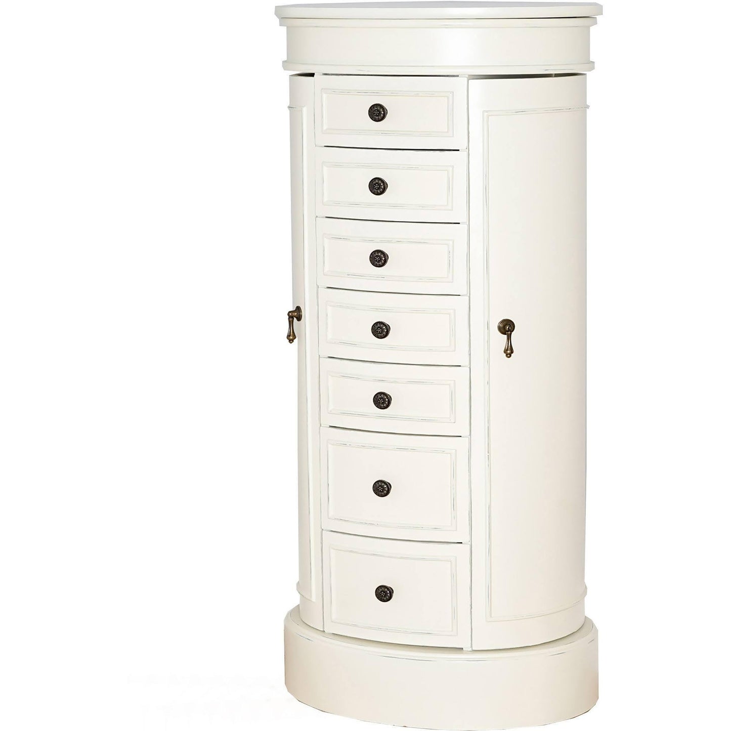 Bailey Tuscan White Jewelry Armoire