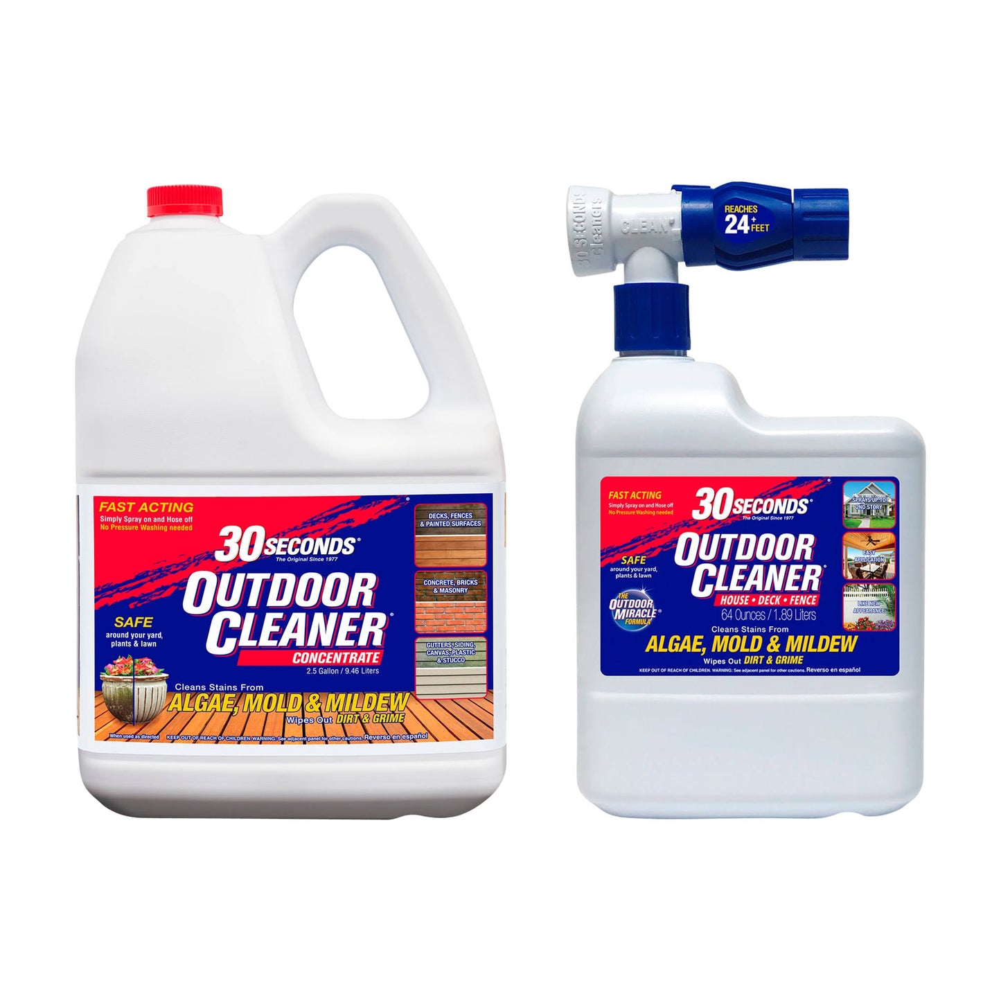 30 SECONDS 30 Seconds Outdoor Cleaner Concentrate and Ready To Spray