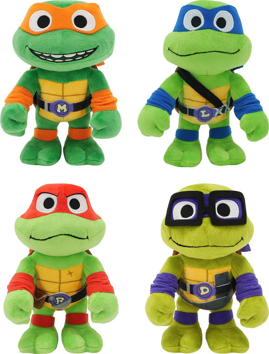 Teenage Mutant Ninja Turtles: Mutant Mayhem - 8 Plush Toys (4 Pack)