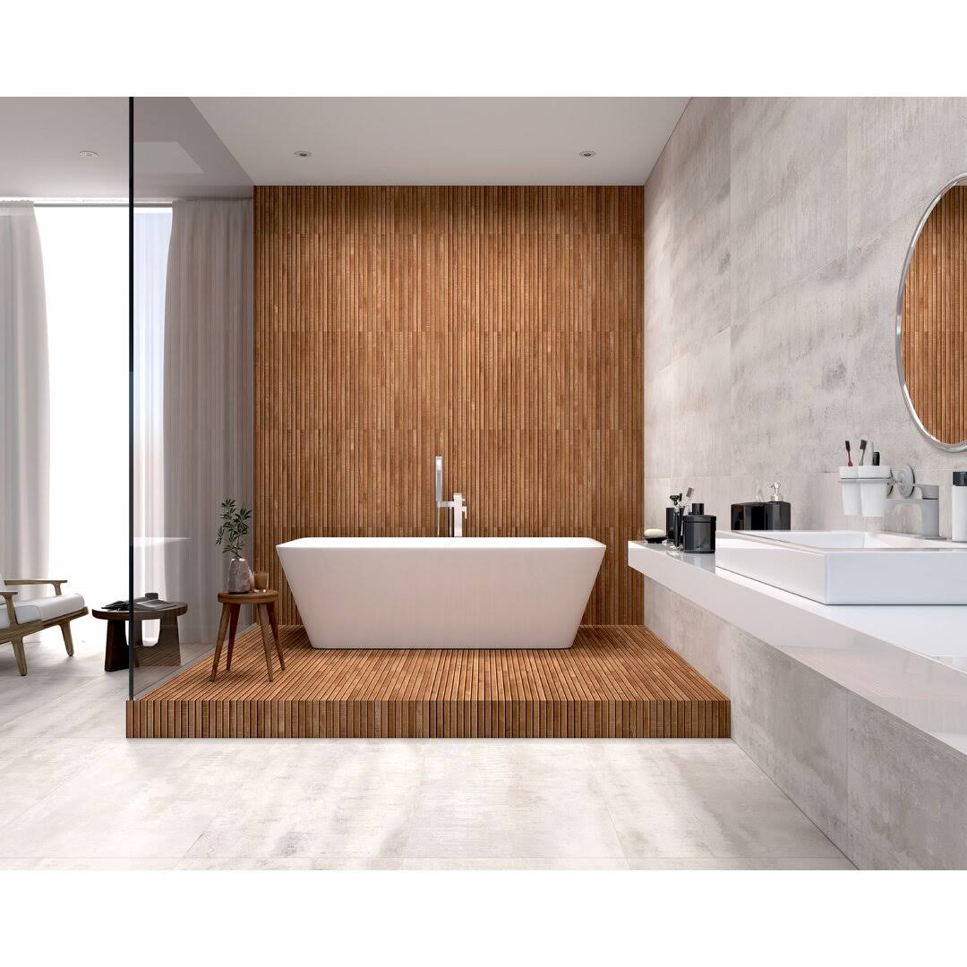 24 x 47 Porcelain Wall & Floor Tile Mirrella Color: Nut