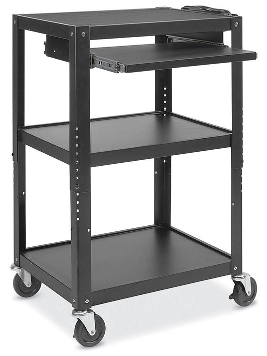 Uline Economy AV Cart 26 x 20 x 29-42