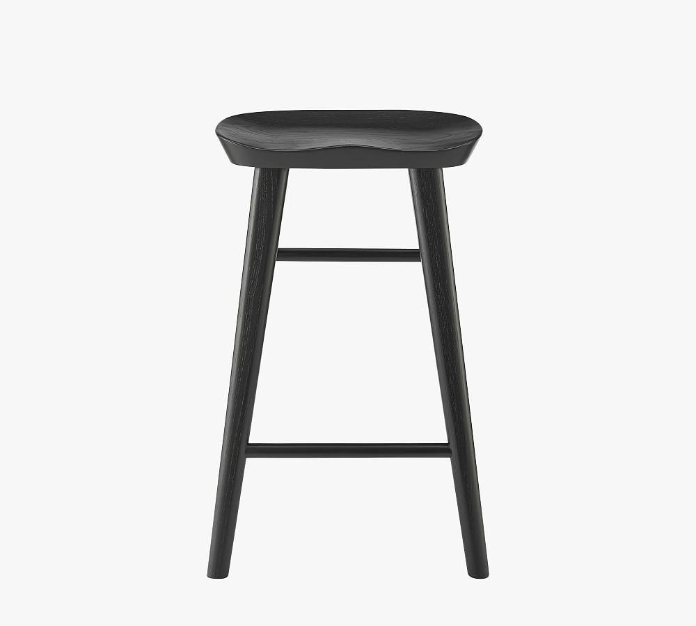 Vira Barstool, Black | Pottery Barn