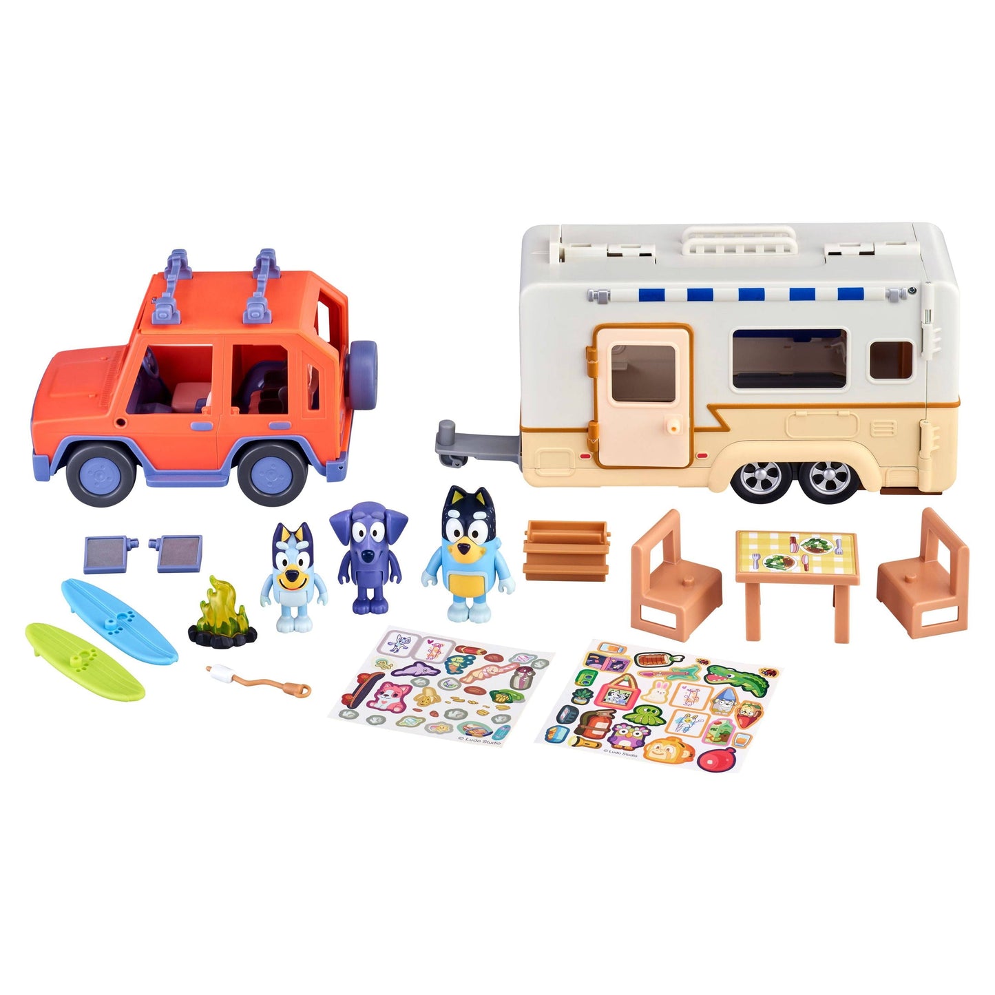 Bluey Ultimate Caravan Adventures Camper Playset