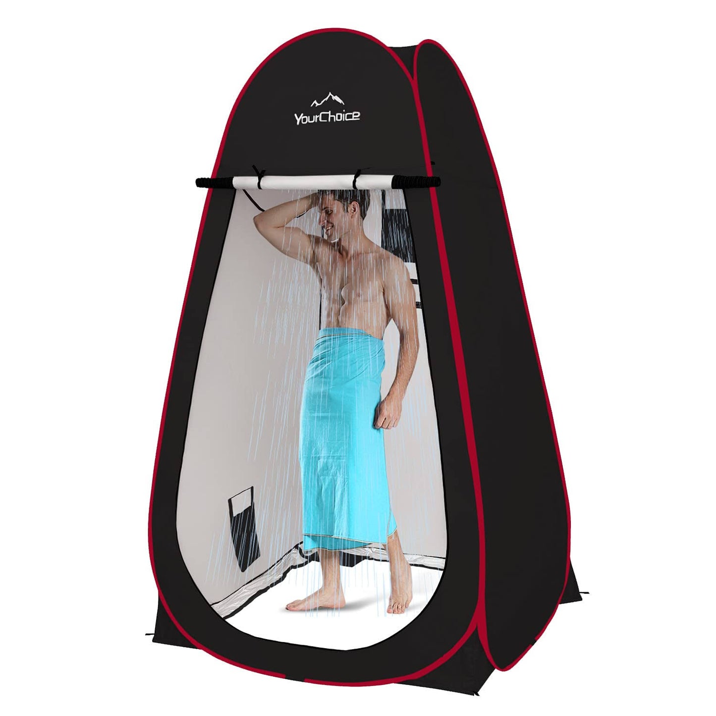 Your Choice Oversized 6.89FT Pop Up Privacy Tent - Camping Shower Changing Tent, Portable Bathroom Toilet Room