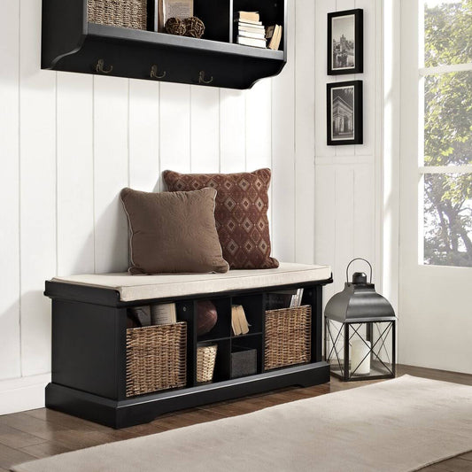 Agora Cubby Storage Bench Rosecliff Heights