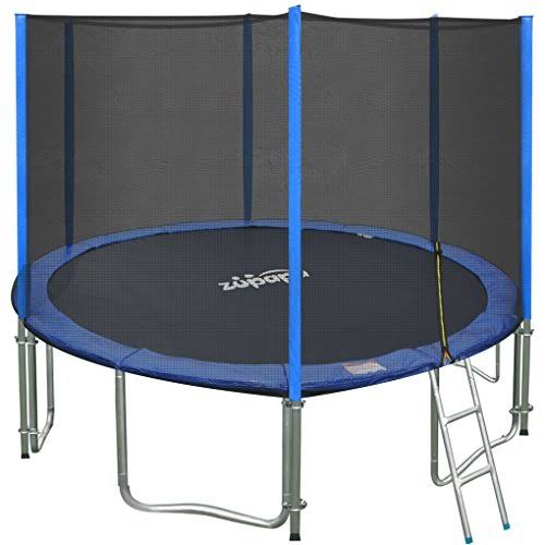 Zupapa 16 15 14 12 10 8ft Kids Trampoline 425lbs Weight Capacity All Accessories Outdoor Trampolines With Enclosure Net