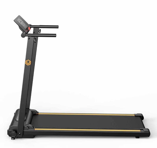 UREVO 2.25HP Compact Folding Treadmill with 12 HIIT Modes and LCD Display