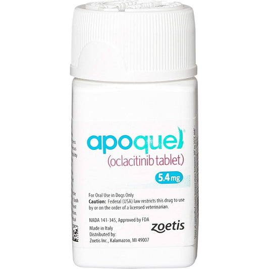 Apoquel (oclacitinib) Tablets for Dogs, 5.4-mg, 30 tablets