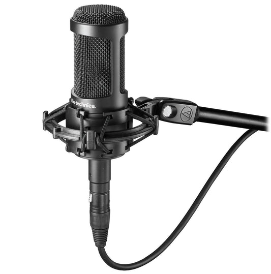 Audio-Technica AT2035 Cardioid Condenser Side-Address Microphone Bundle